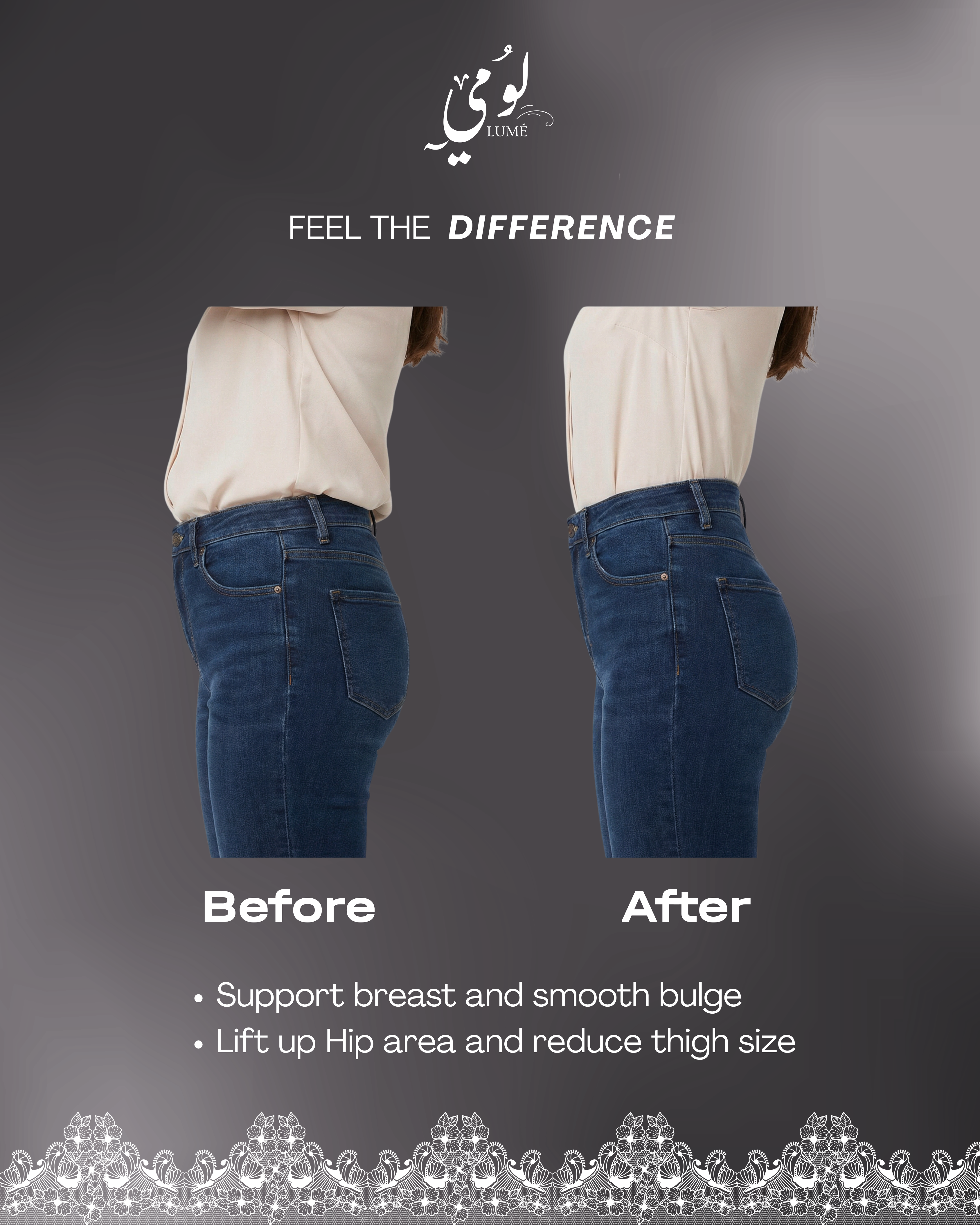 Lume High-Waist Tummy Panties  Voile