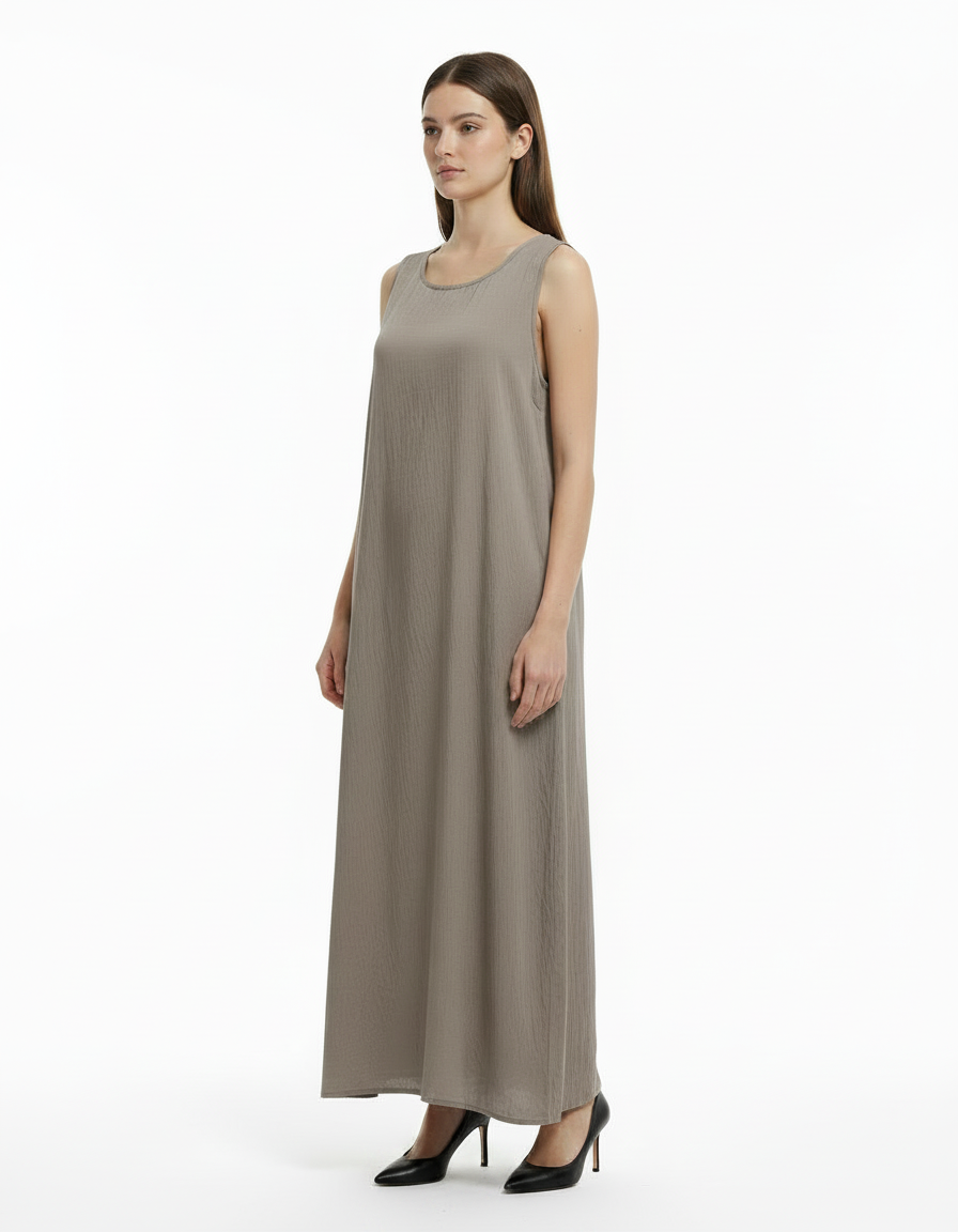 Giselle Everyday Maxi Inner Dress – Relaxed Fit Sleeveless  Voile