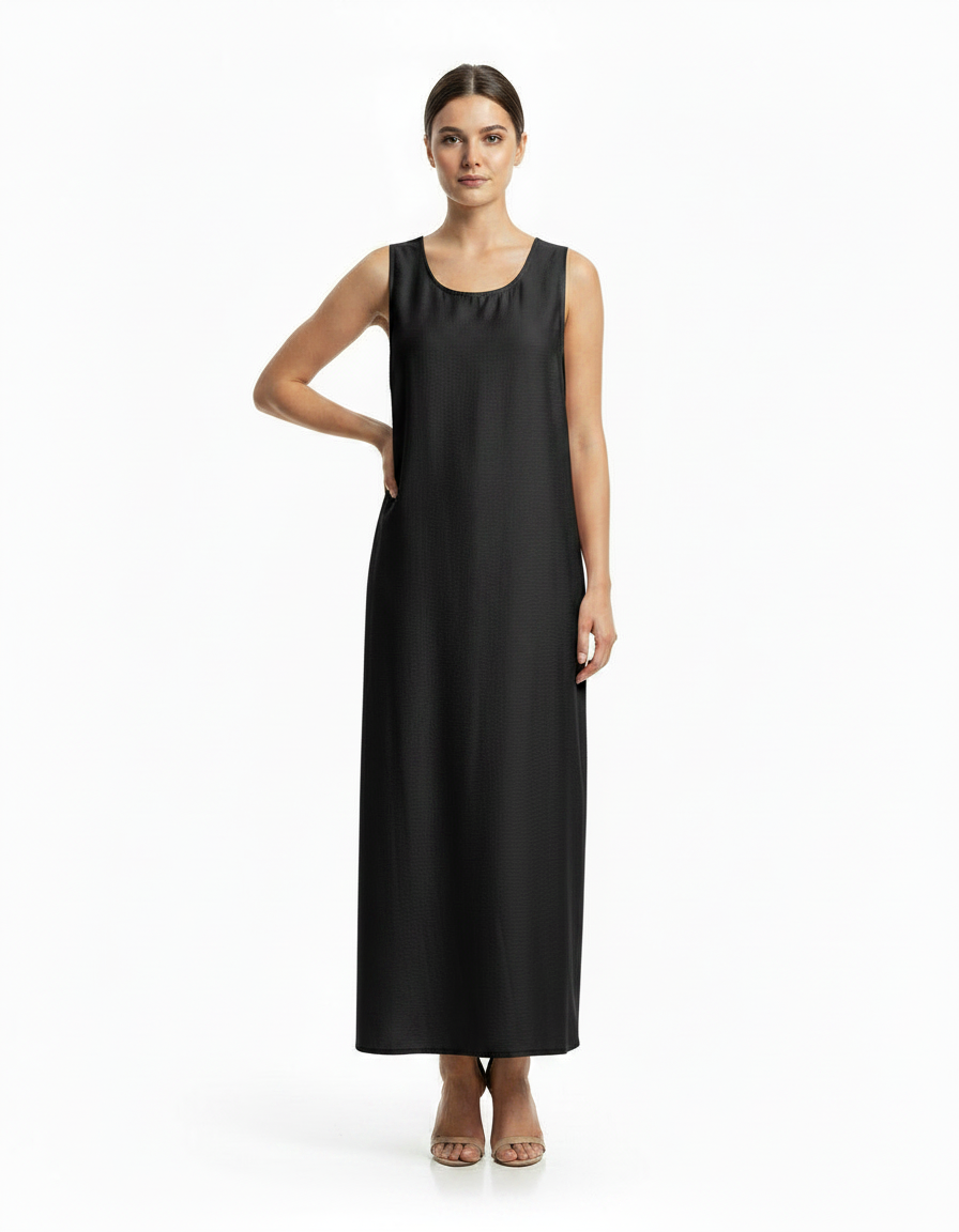 Giselle Everyday Maxi Inner Dress – Relaxed Fit Sleeveless  Voile