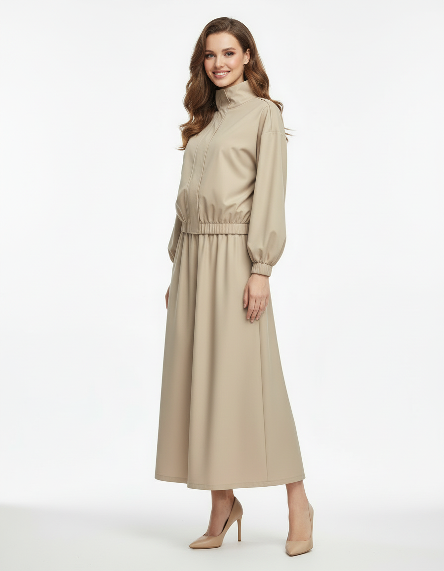 Magdalene Everyday Co-ord Set – High Neck  Voile