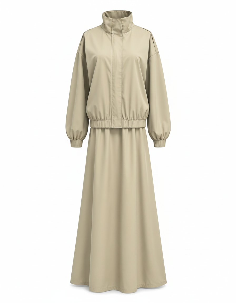 Magdalene Everyday Co-ord Set – High Neck  Voile
