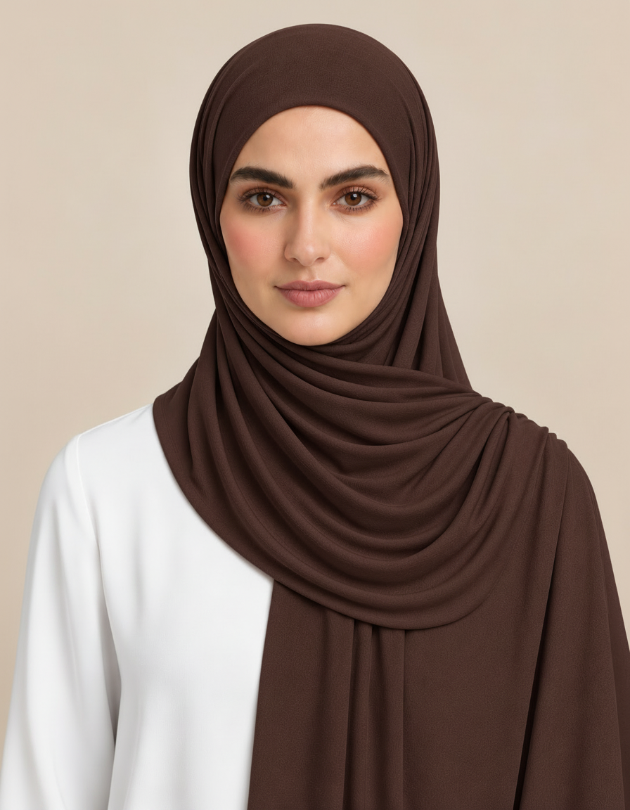Estee Viscose Rectangular Hijab – 185 × 80 cm  Voile