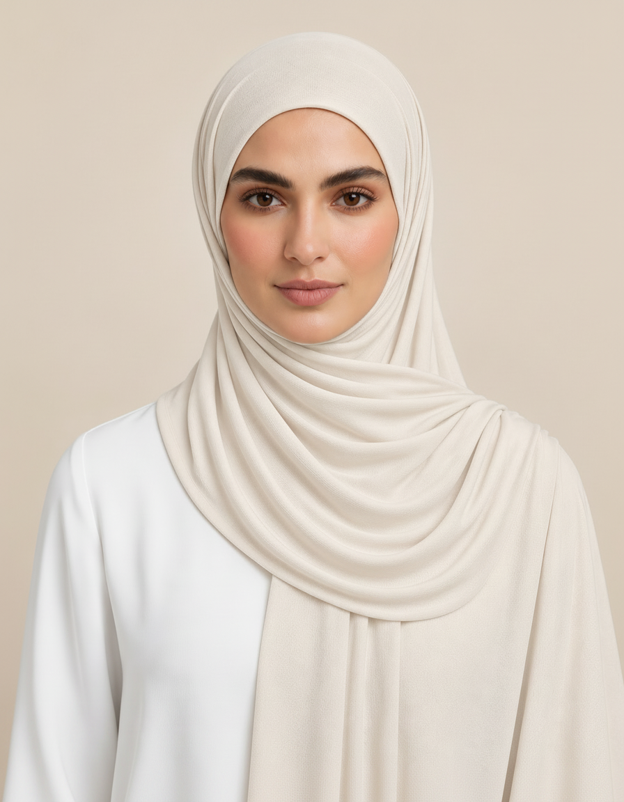 Estee Viscose Rectangular Hijab – 185 × 80 cm  Voile