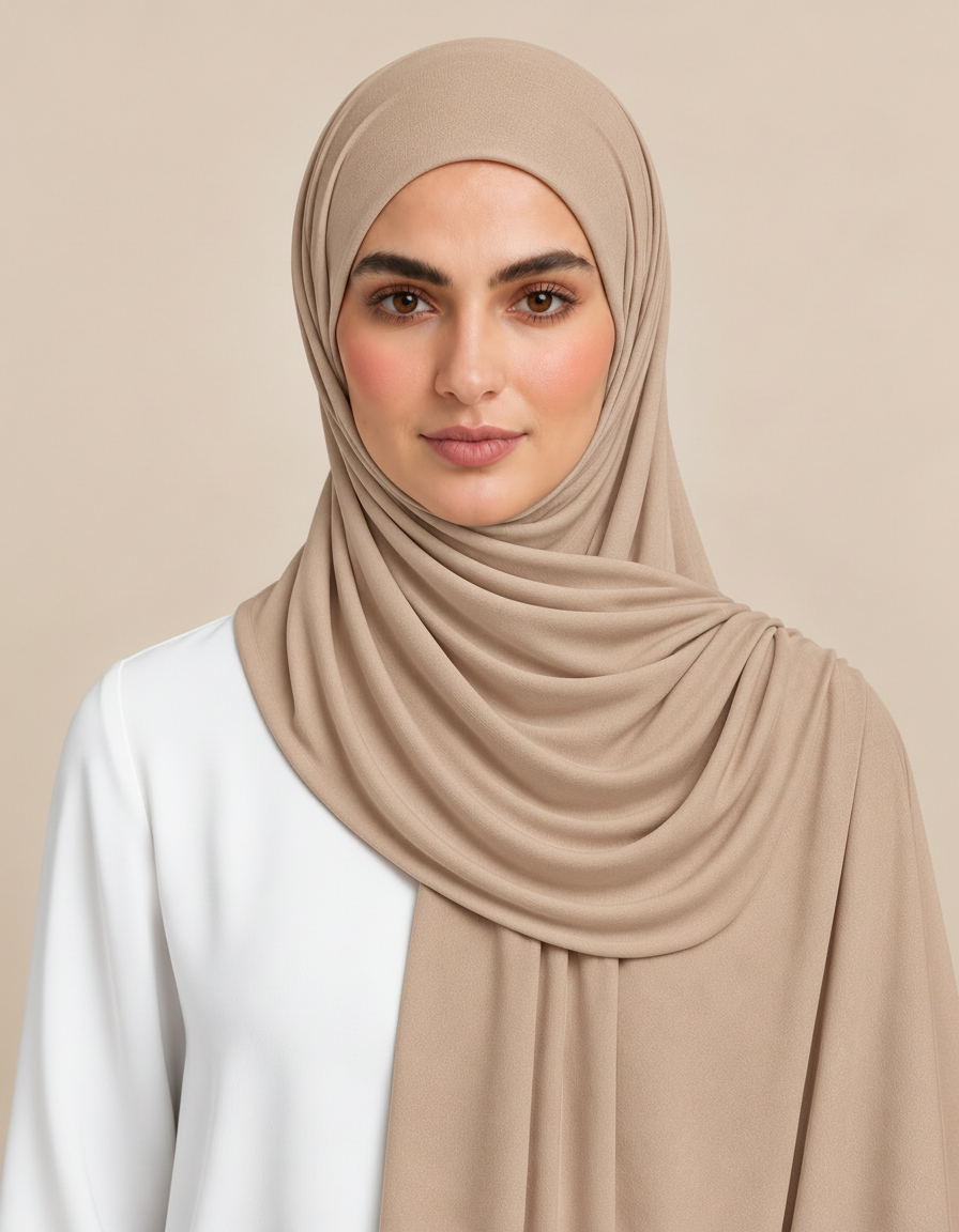Estee Viscose Rectangular Hijab – 185 × 80 cm  Voile