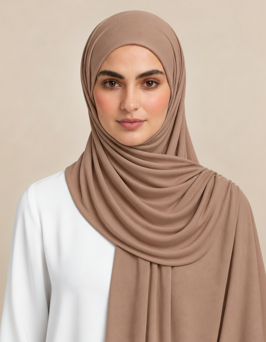 Estee Viscose Rectangular Hijab – 185 × 80 cm  Voile