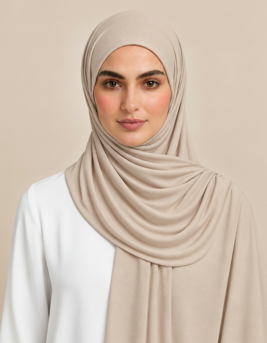 Estee Viscose Rectangular Hijab – 185 × 80 cm  Voile