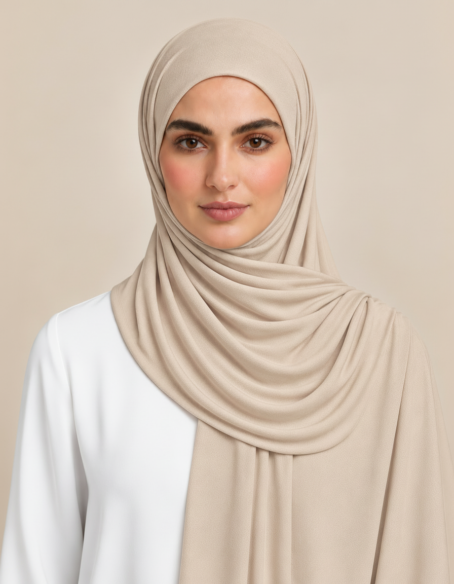 Estee Viscose Rectangular Hijab – 185 × 80 cm  Voile