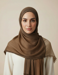 Two-tone Linen Hijab