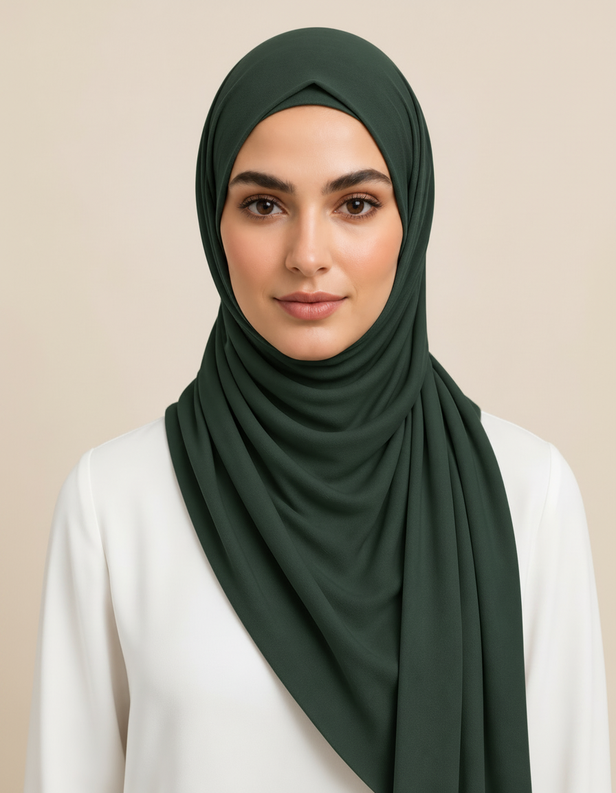 Fifine Square Hijab – 110 × 110 cm  Voile