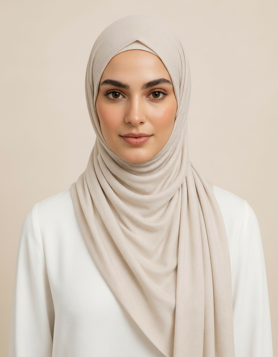 Fifine Square Hijab – 110 × 110 cm  Voile