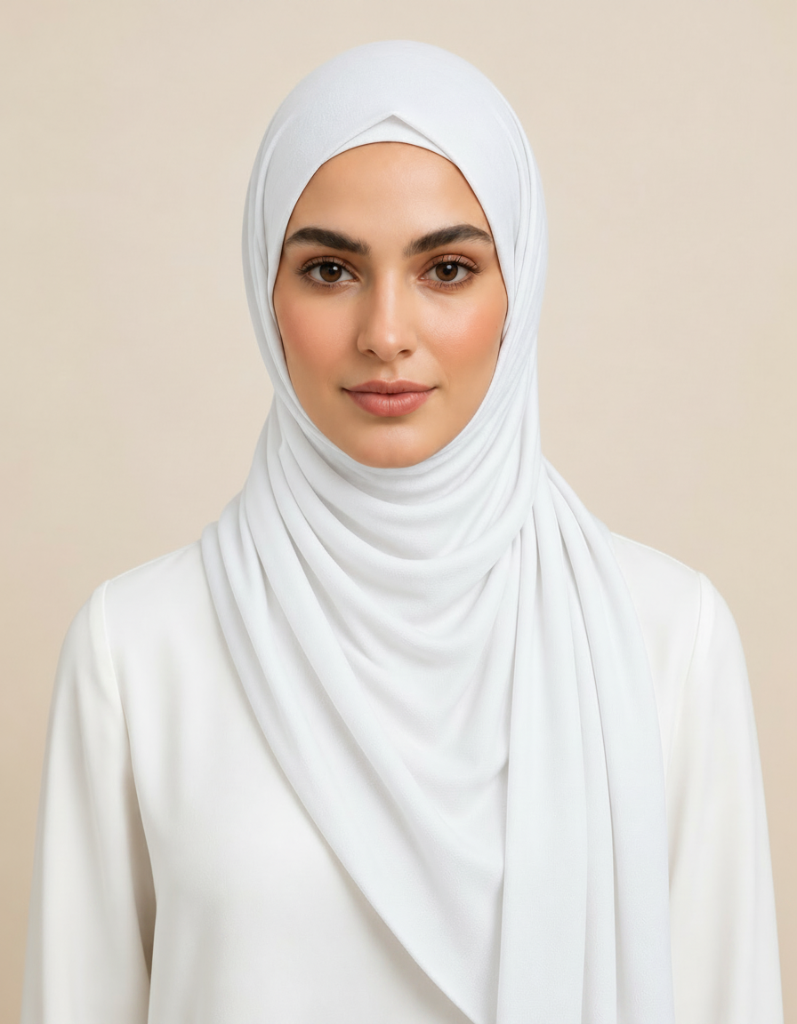 Fifine Square Hijab – 110 × 110 cm  Voile
