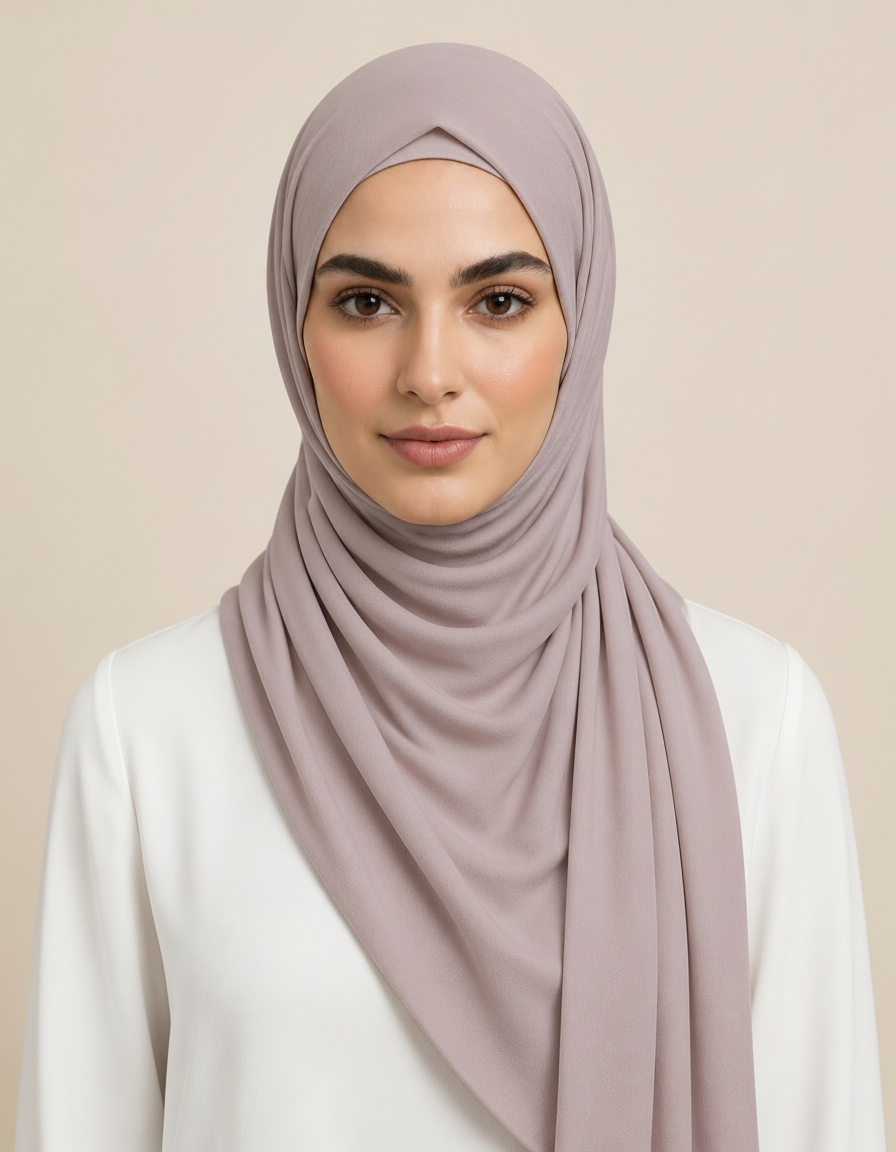 Fifine Square Hijab – 110 × 110 cm  Voile