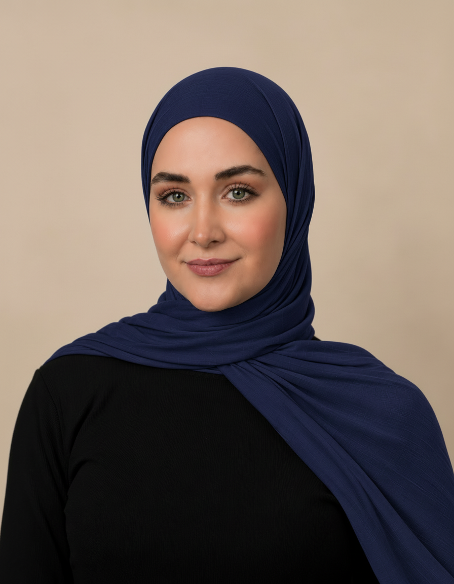 Fortunee Viscose Rectangular Hijab – 180 × 70 cm  Voile