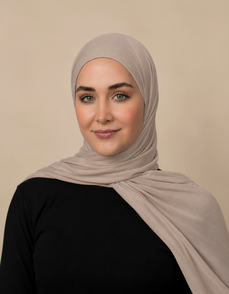 Fortunee Viscose Rectangular Hijab – 180 × 70 cm  Voile