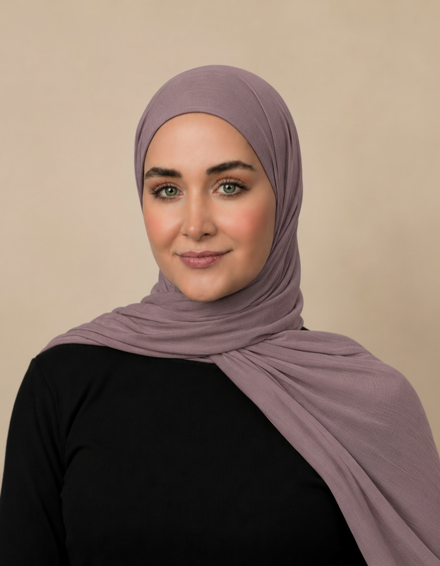 Fortunee Viscose Rectangular Hijab – 180 × 70 cm  Voile