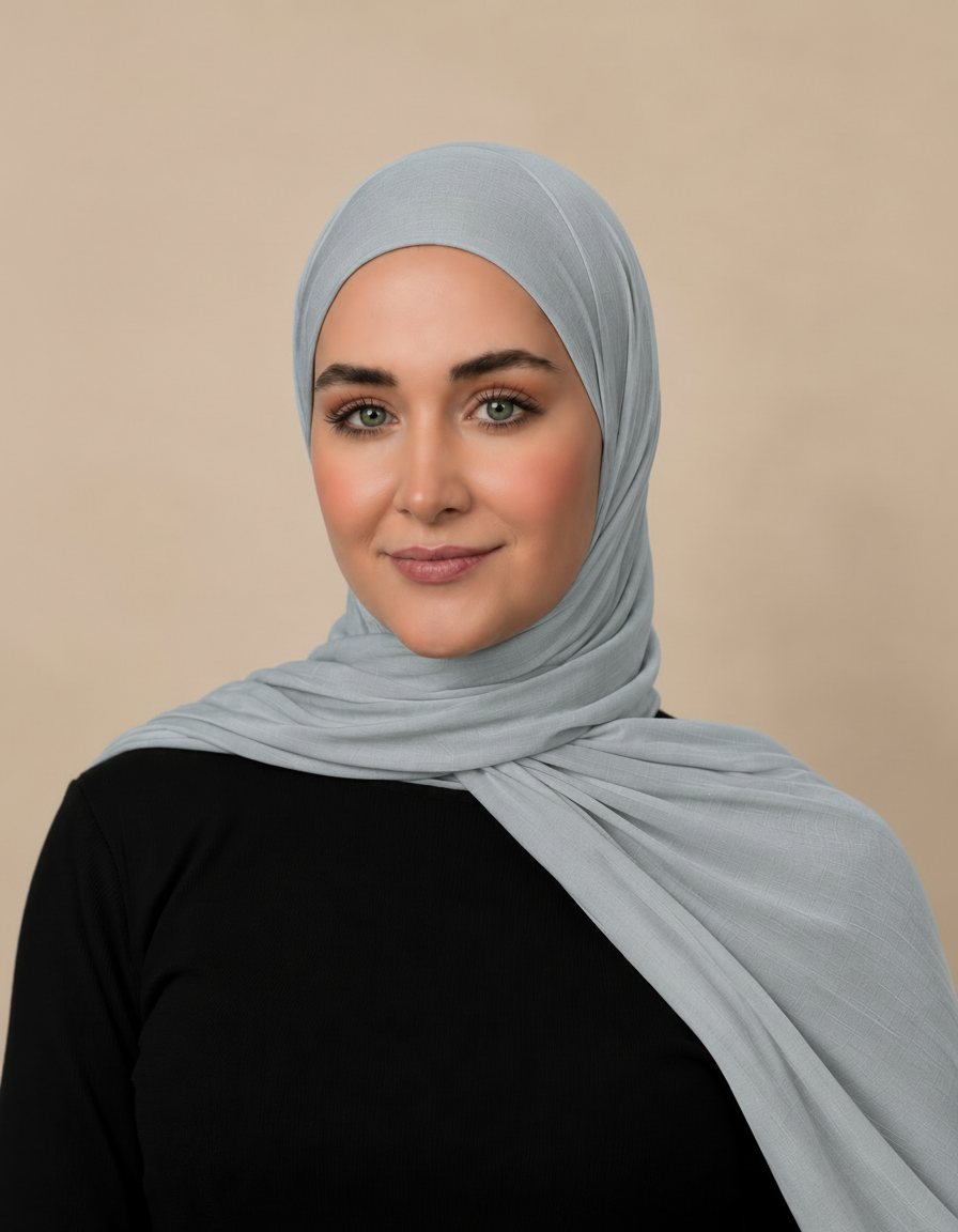 Fortunee Viscose Rectangular Hijab – 180 × 70 cm  Voile