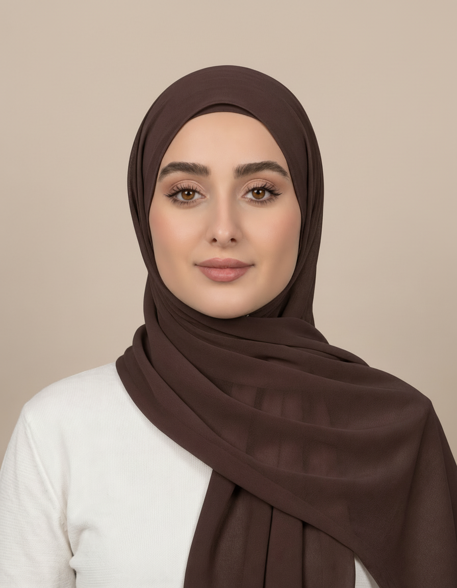 Gaia Viscose Rectangular Hijab – 180 × 70 cm  Voile