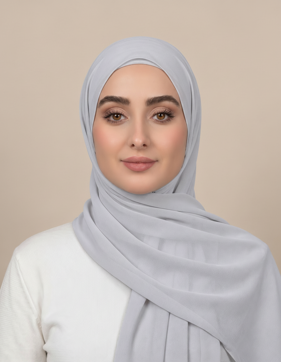 Gaia Viscose Rectangular Hijab – 180 × 70 cm  Voile
