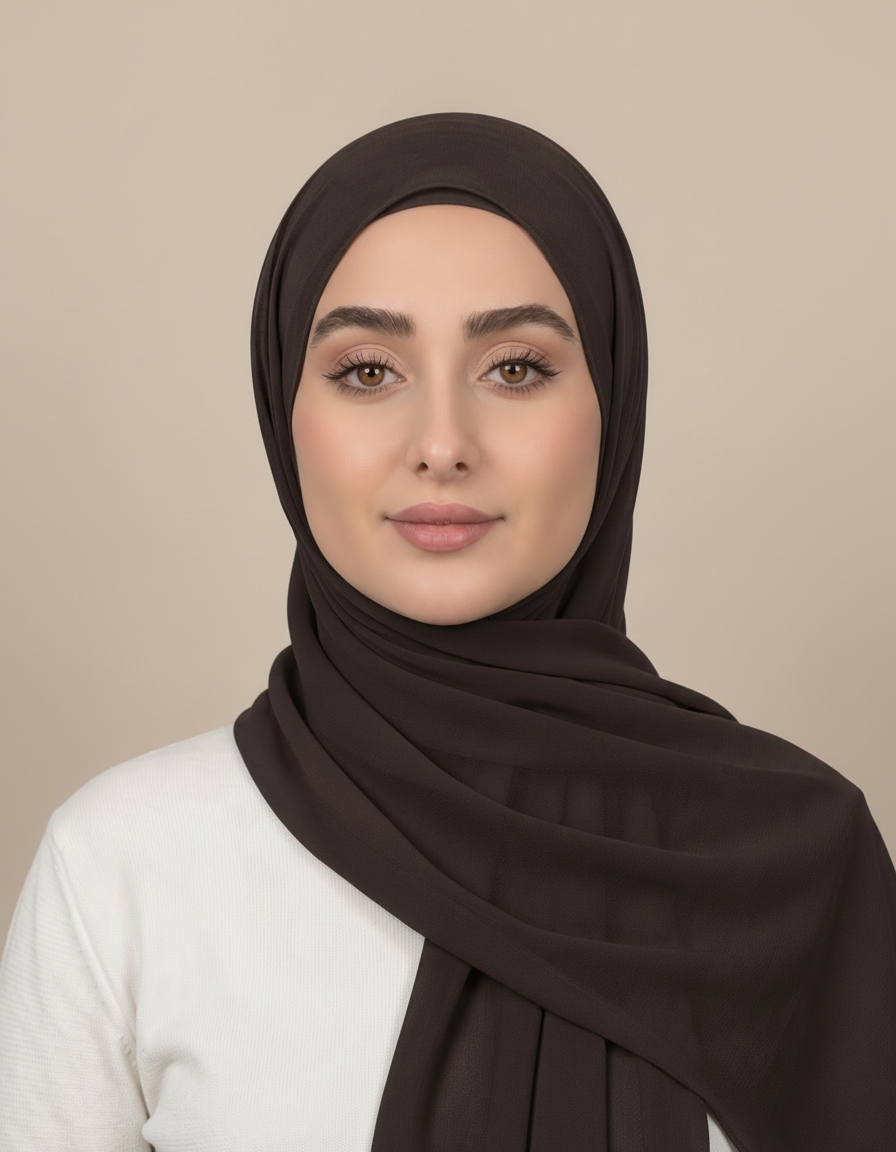Gaia Viscose Rectangular Hijab – 180 × 70 cm  Voile