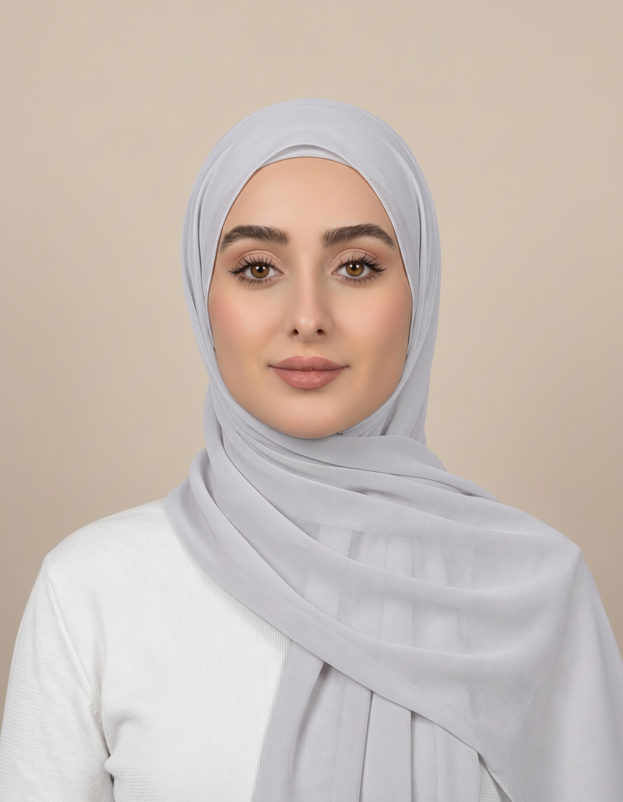 Gaia Viscose Rectangular Hijab – 180 × 70 cm  Voile