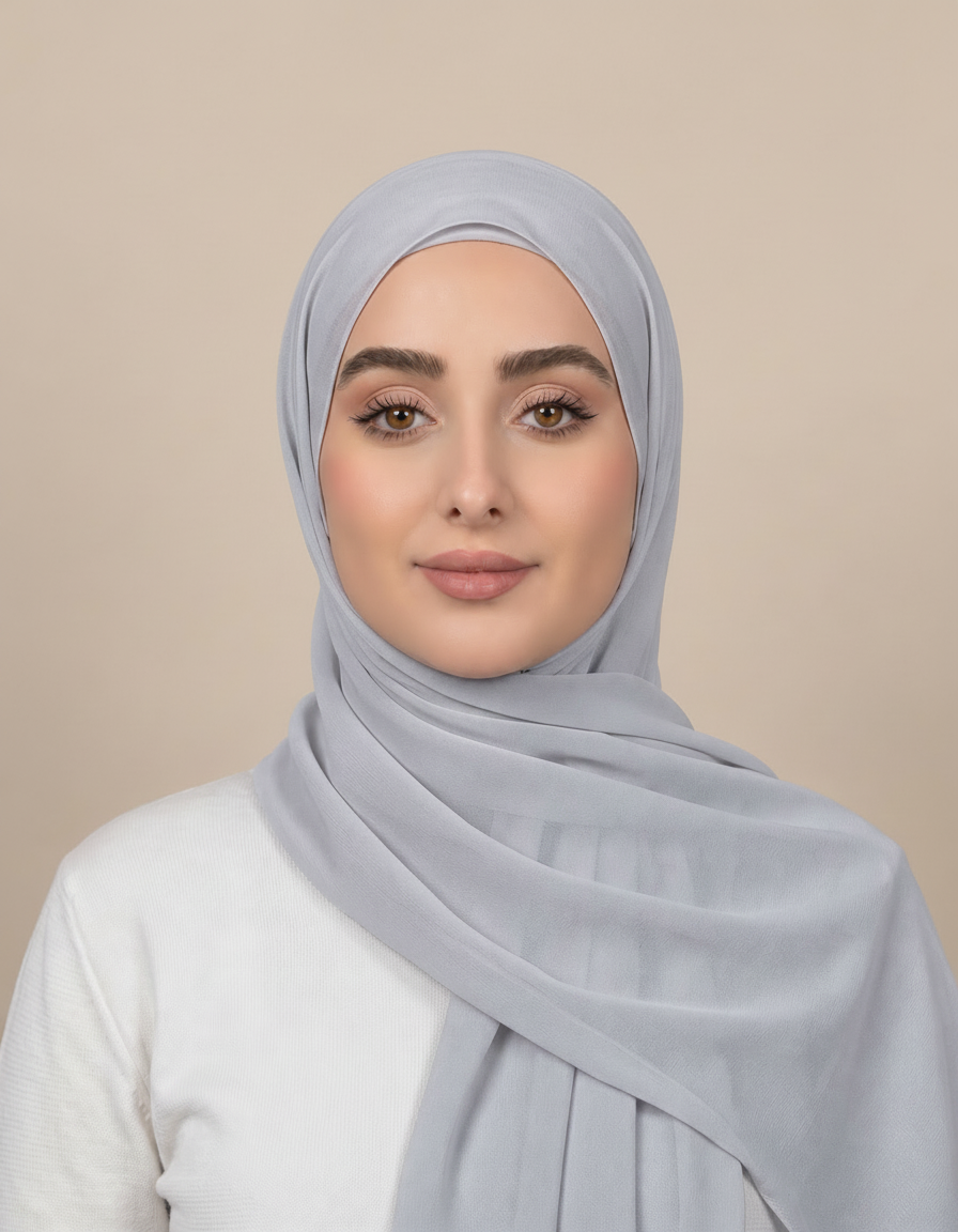 Gaia Viscose Rectangular Hijab – 180 × 70 cm  Voile
