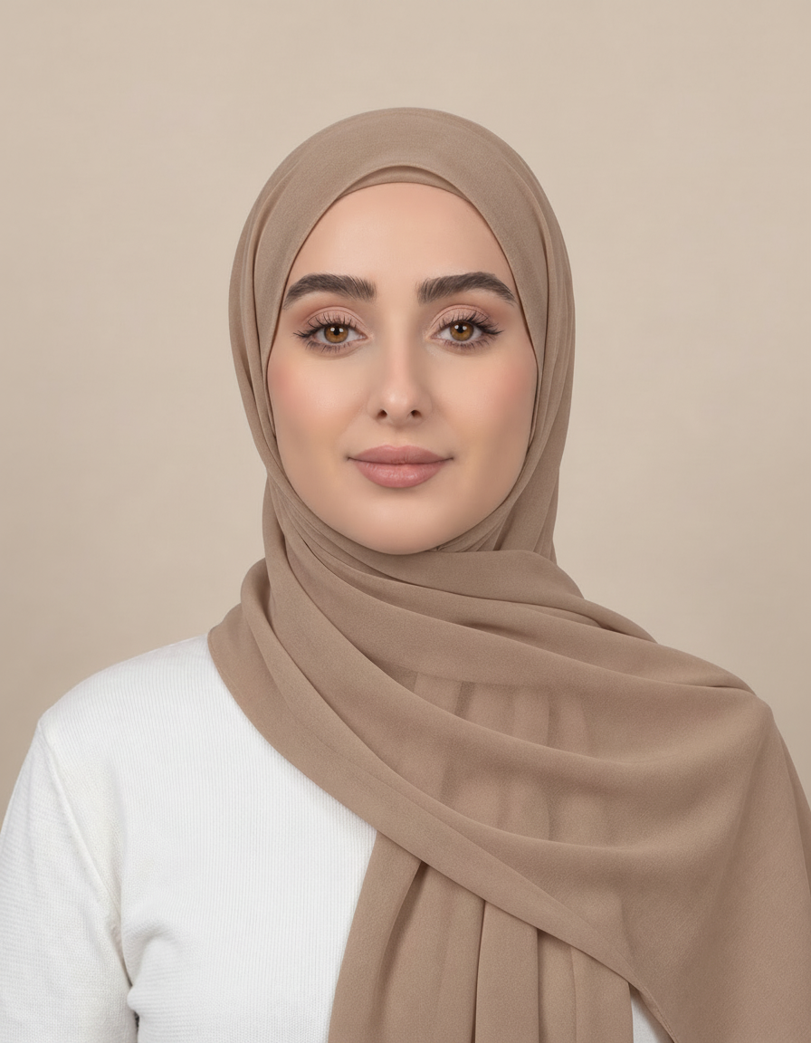 Gaia Viscose Rectangular Hijab – 180 × 70 cm  Voile
