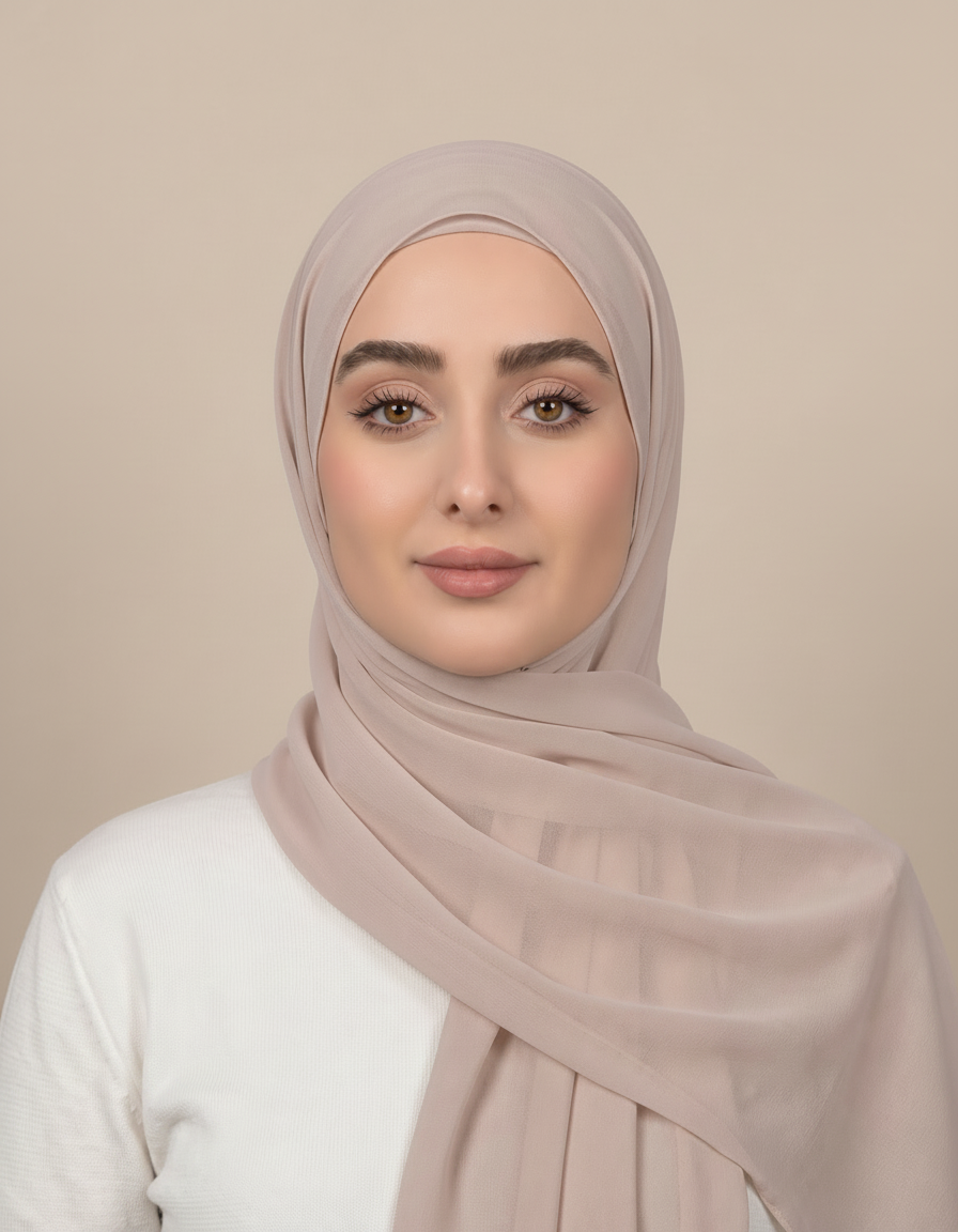 Gaia Viscose Rectangular Hijab – 180 × 70 cm  Voile