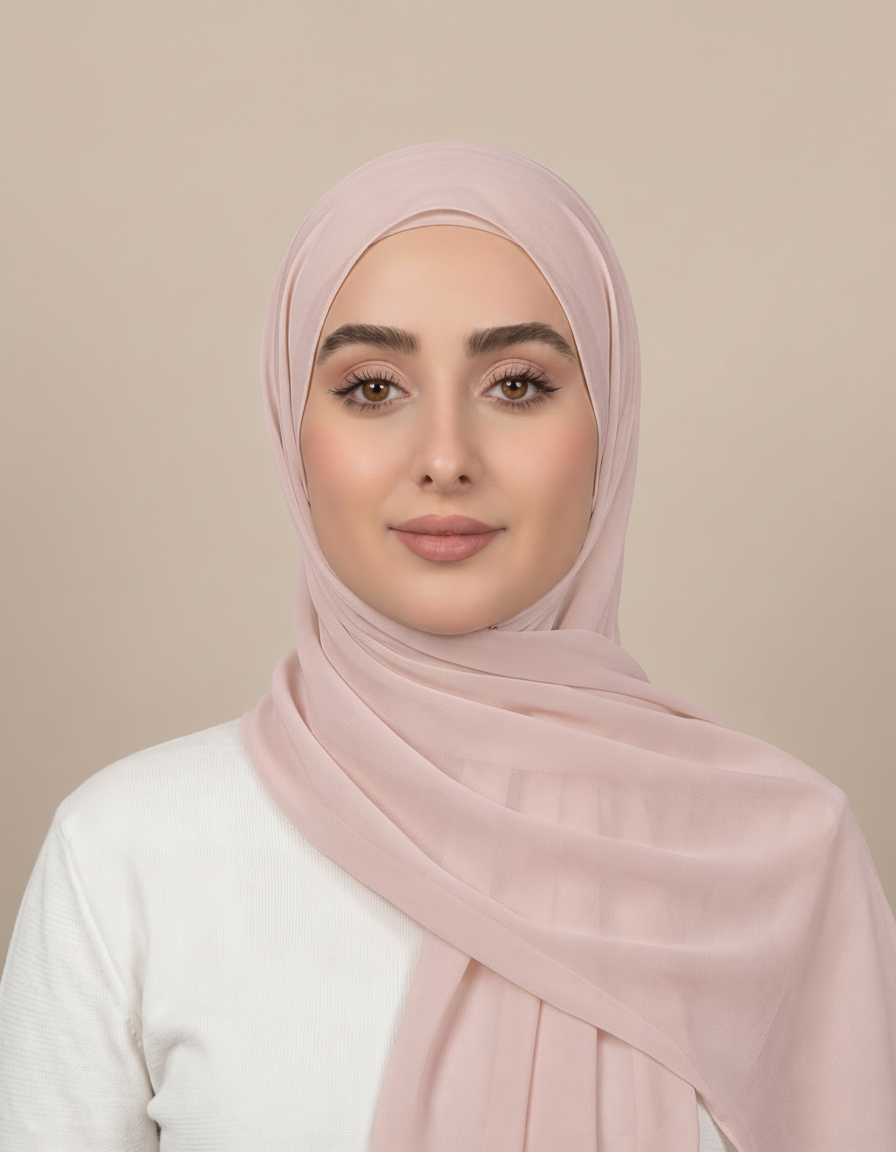 Gaia Viscose Rectangular Hijab – 180 × 70 cm  Voile