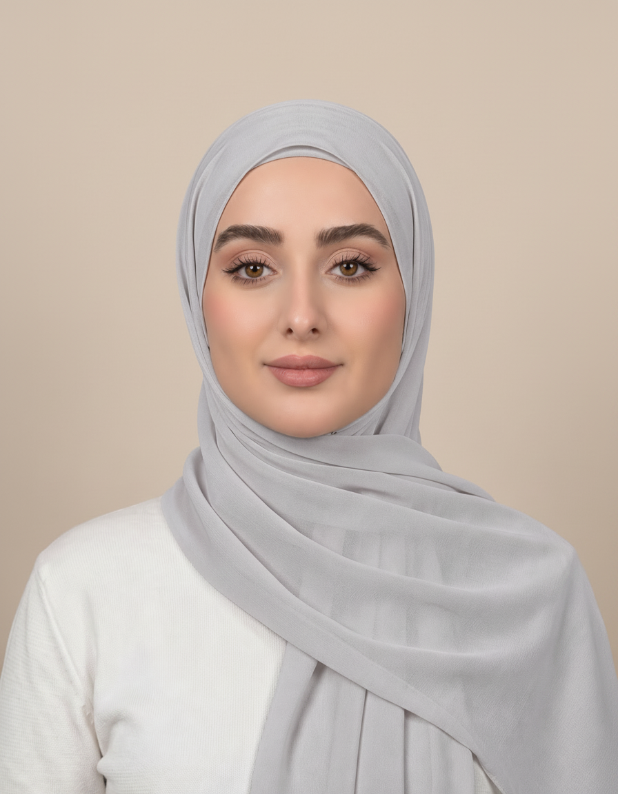 Gaia Viscose Rectangular Hijab – 180 × 70 cm  Voile