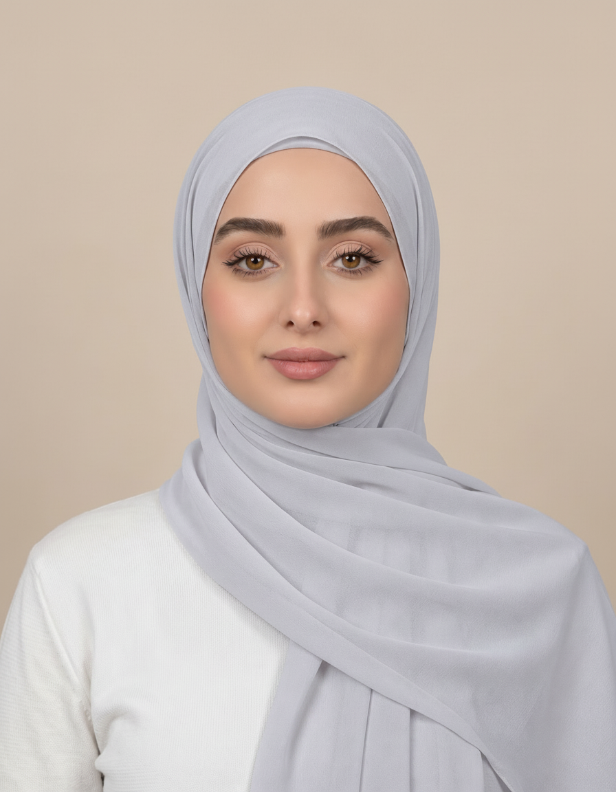 Gaia Viscose Rectangular Hijab – 180 × 70 cm  Voile