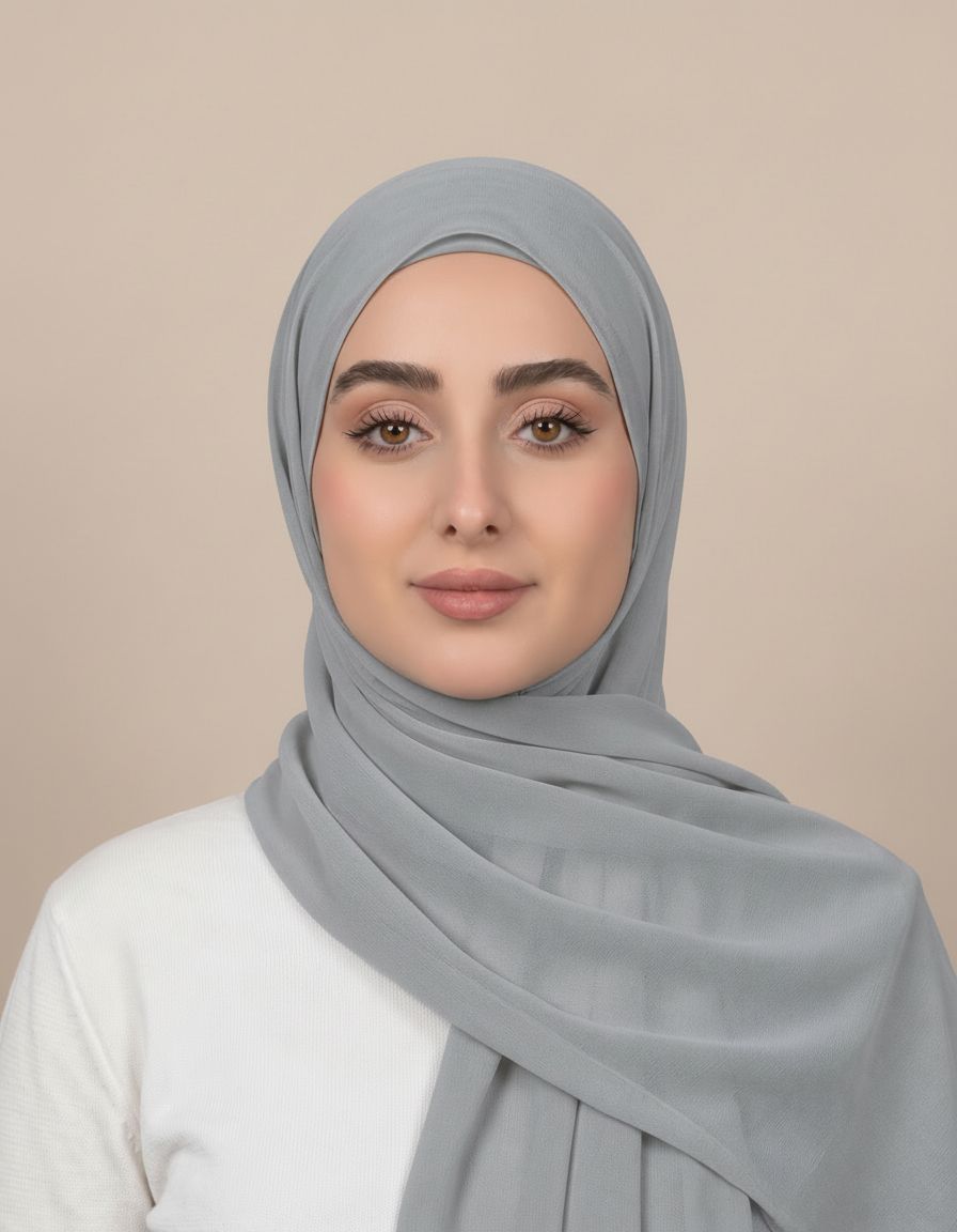 Gaia Viscose Rectangular Hijab – 180 × 70 cm  Voile