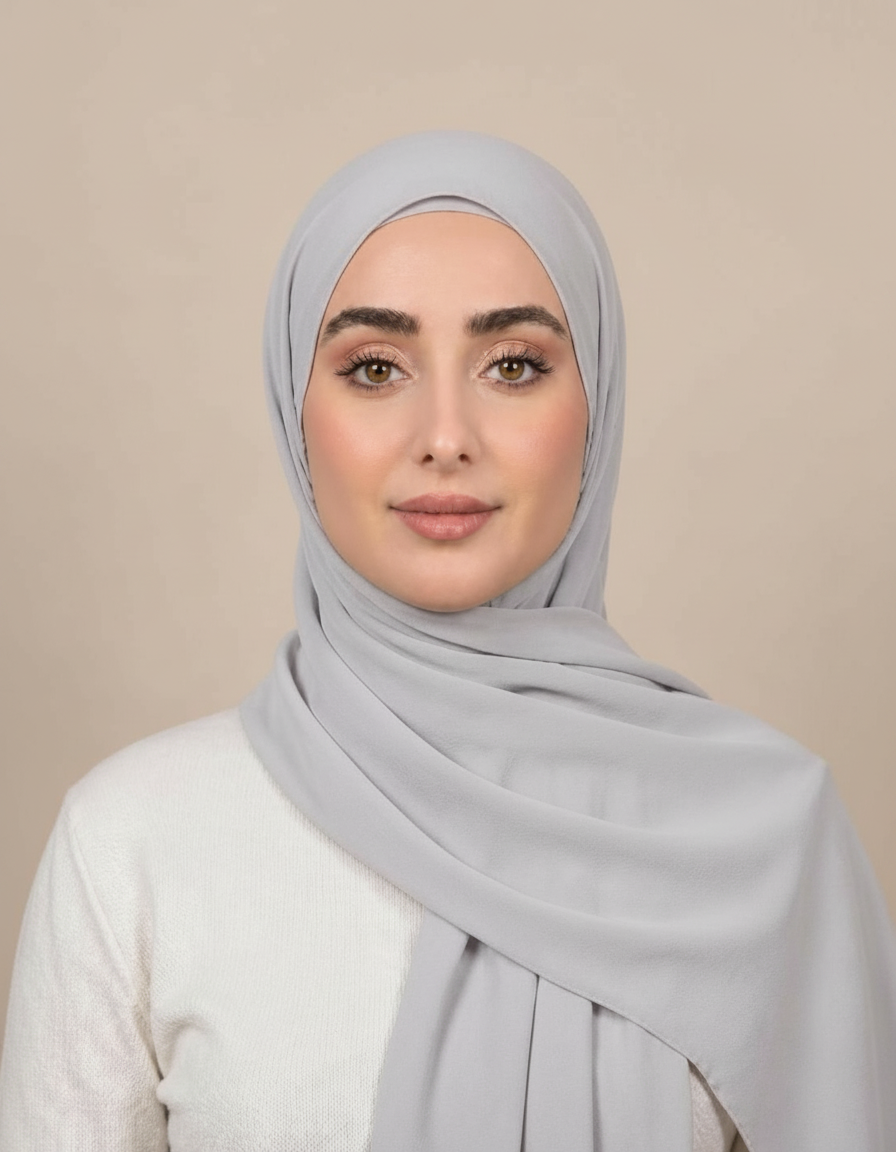 Gaia Viscose Rectangular Hijab – 180 × 70 cm  Voile