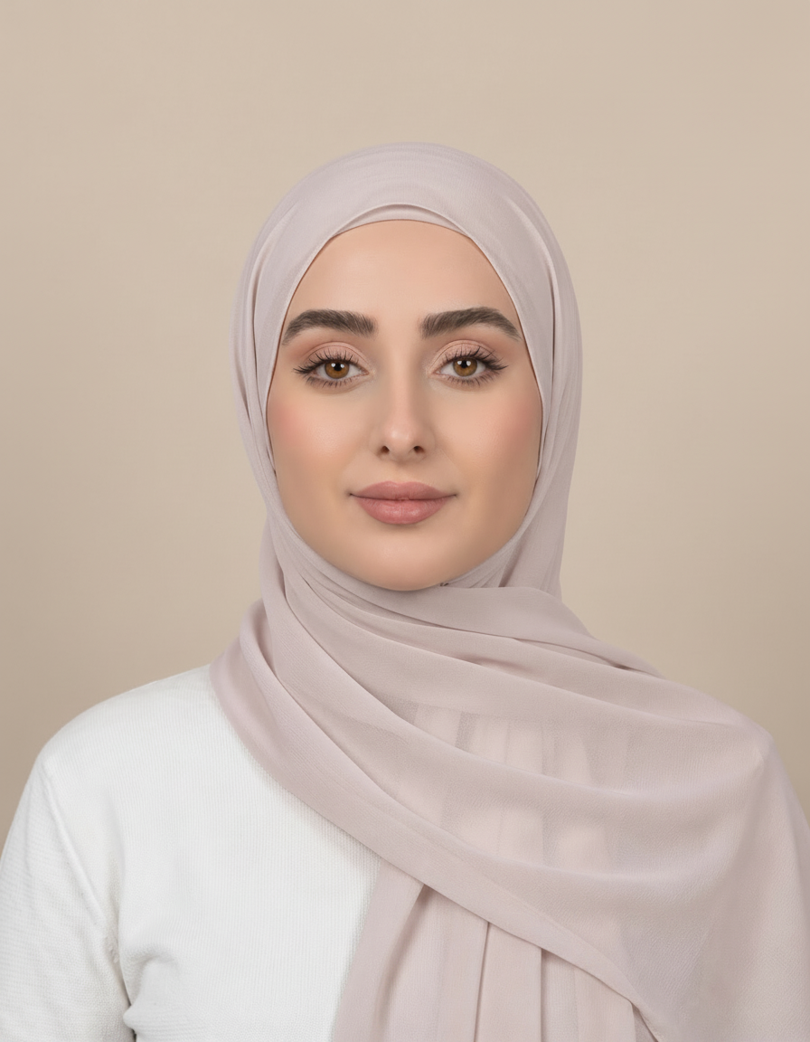 Gaia Viscose Rectangular Hijab – 180 × 70 cm  Voile