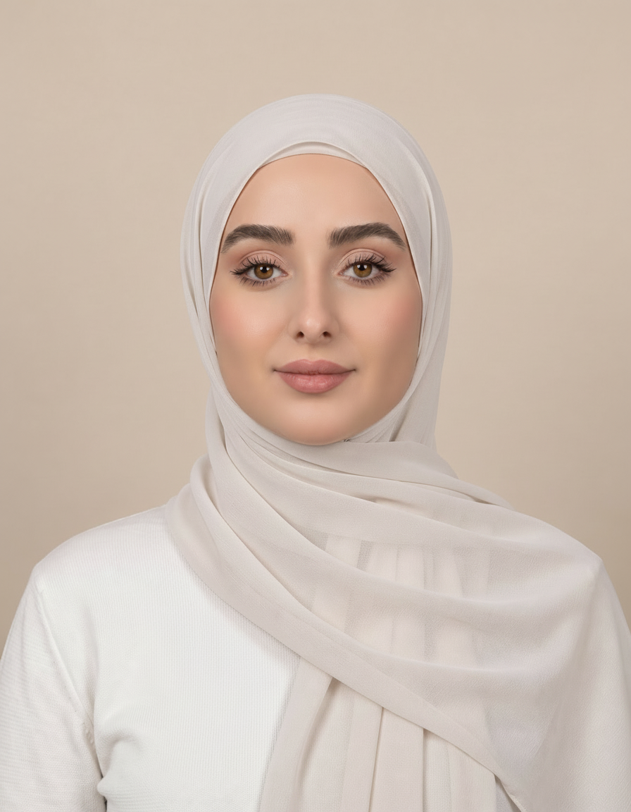 Gaia Viscose Rectangular Hijab – 180 × 70 cm  Voile