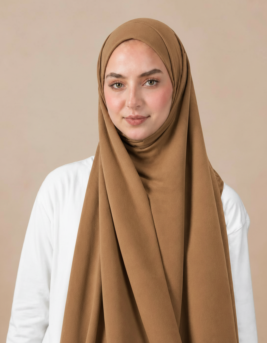 Germaine Shimmer Rectangular Hijab – 180 × 70 cm  Voile