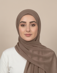 Gisela Shimmer Rectangular Hijab – 180 × 70 cm  Voile