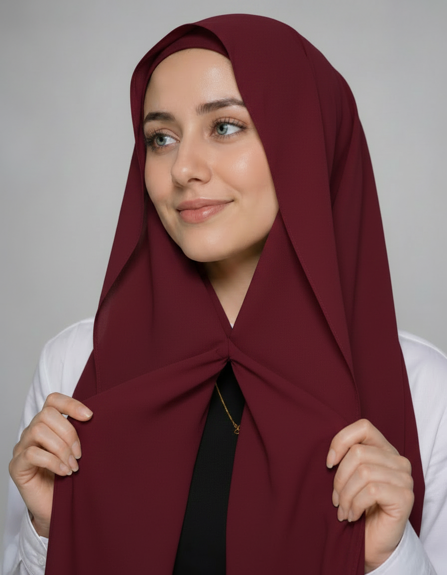 Instant Magnetic Chiffon Hijab  Voile