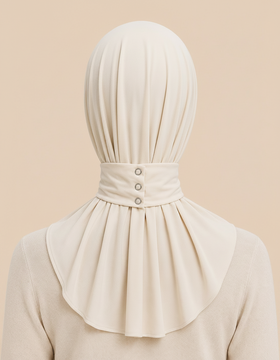 Instant Snap Hijab Lycra  Voile