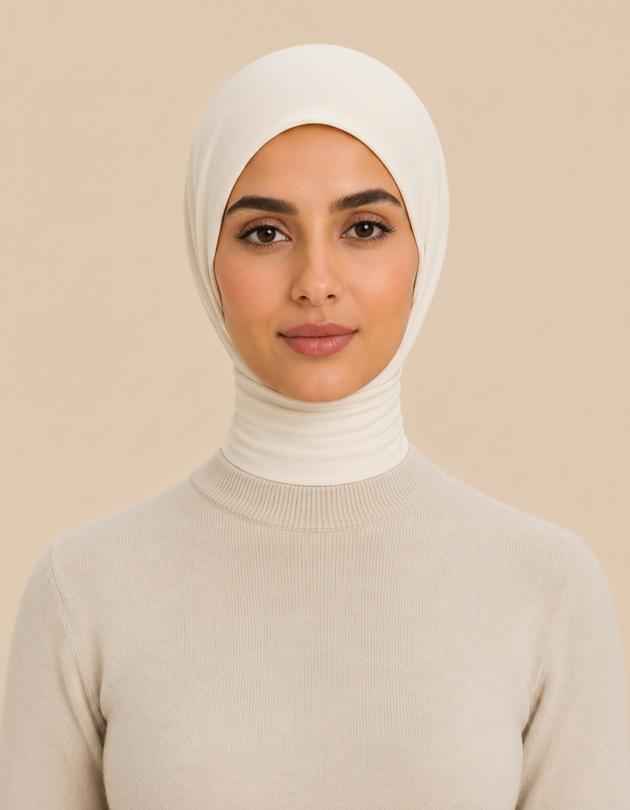 Instant Snap Hijab Lycra  Voile