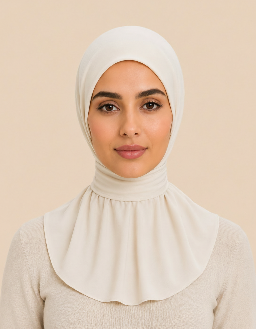 Instant Snap Hijab Lycra  Voile