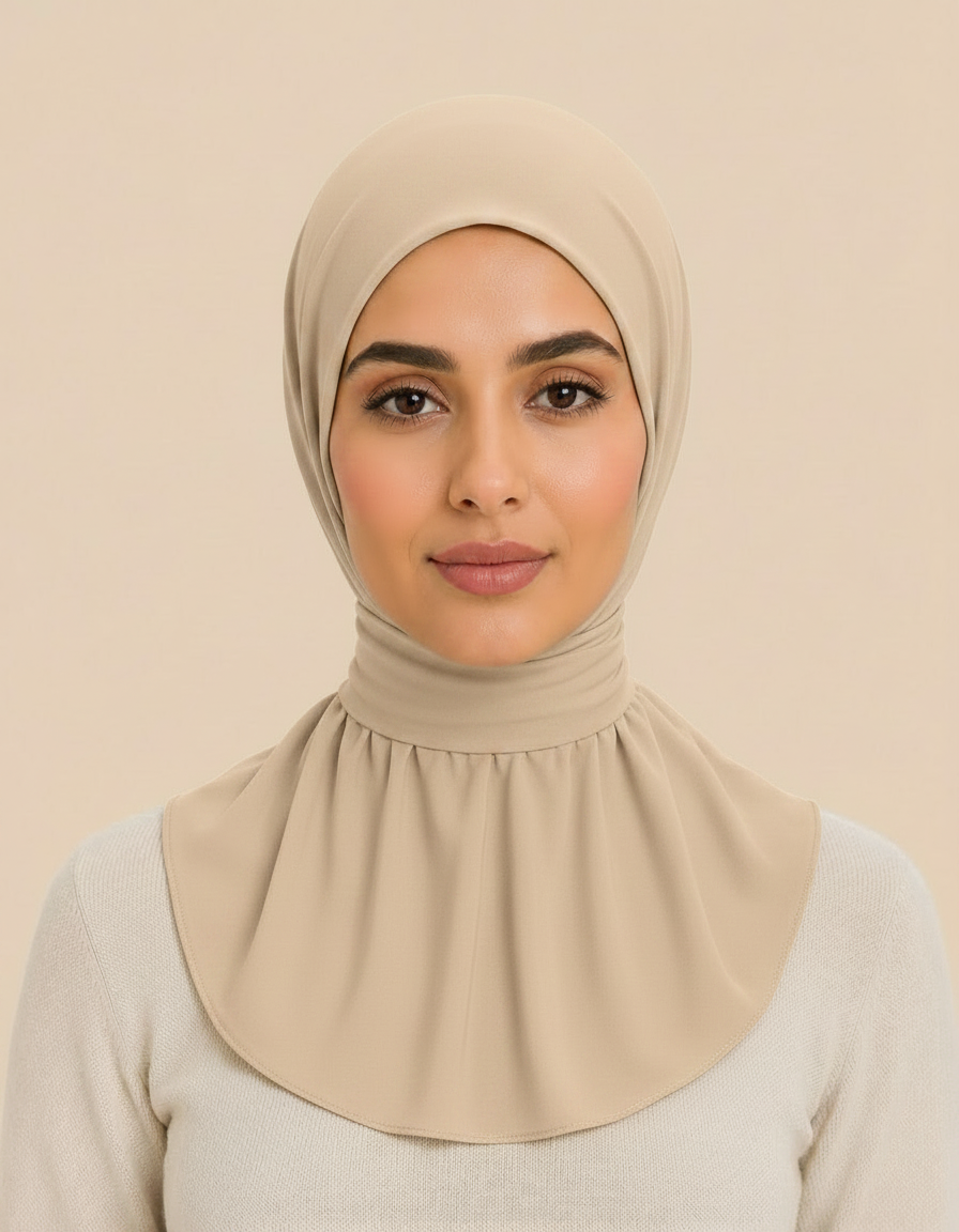 Instant Snap Hijab Lycra  Voile