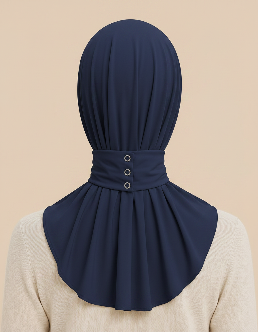 Instant Snap Hijab Lycra  Voile