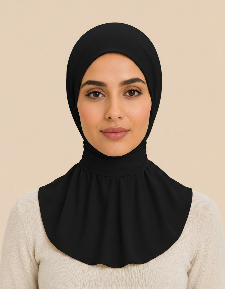 Instant Snap Hijab Lycra  Voile