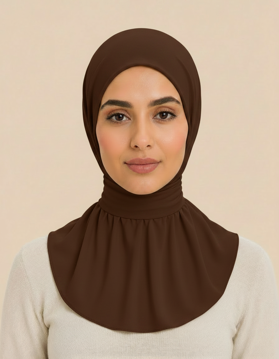 Instant Snap Hijab Lycra  Voile