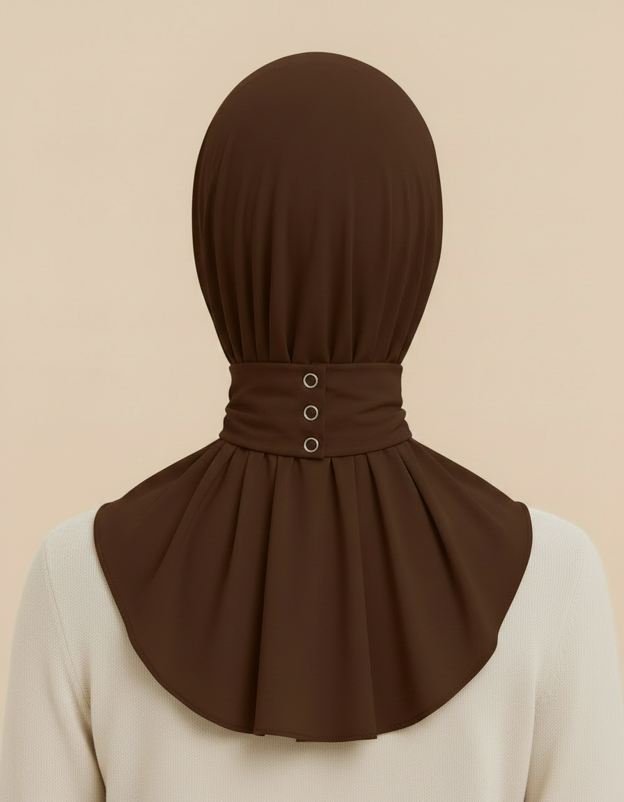 Instant Snap Hijab Lycra  Voile