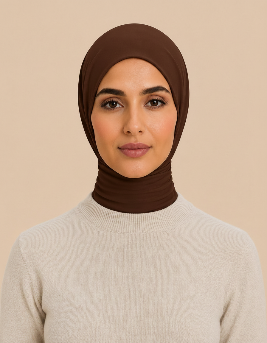Instant Snap Hijab Lycra  Voile