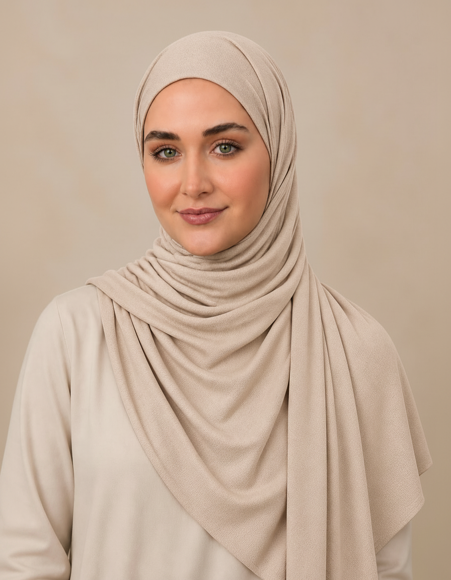 Florentine Rectangular Hijab – 180 × 70 cm  Voile