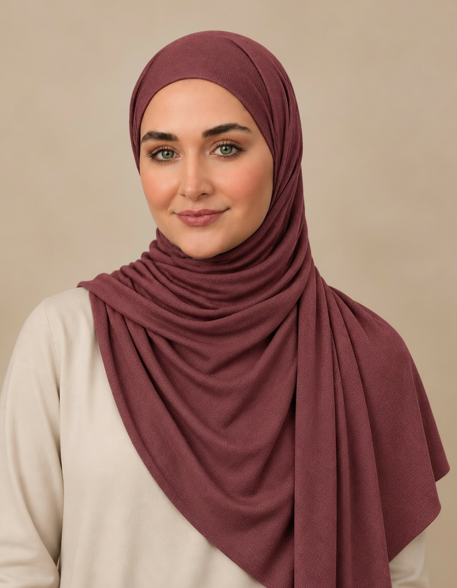 Florentine Rectangular Hijab – 180 × 70 cm  Voile