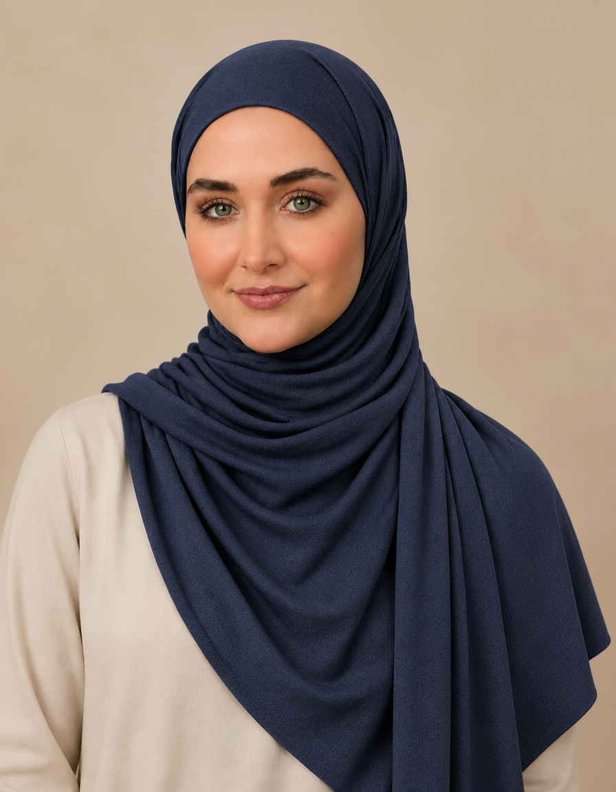 Florentine Rectangular Hijab – 180 × 70 cm  Voile