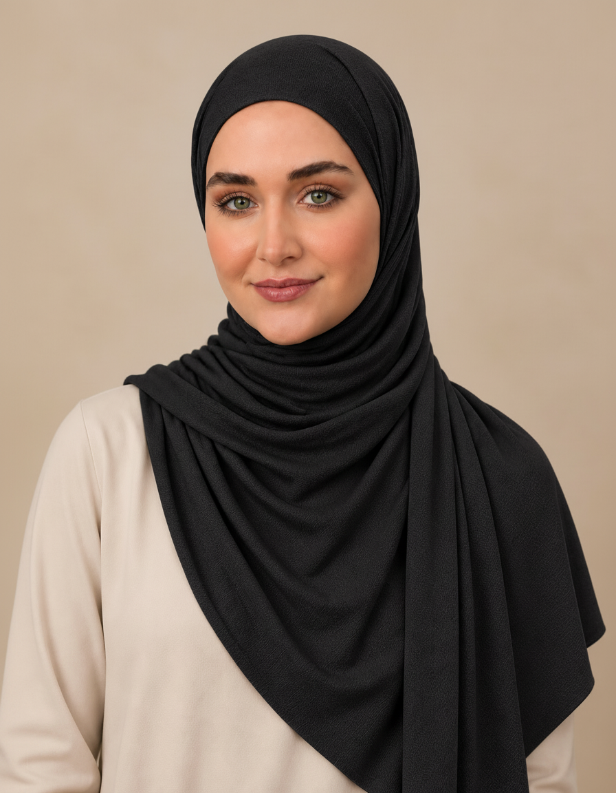 Florentine Rectangular Hijab – 180 × 70 cm  Voile